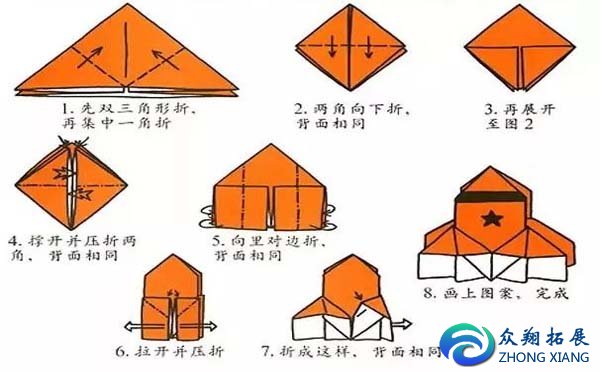 纸飞机折法